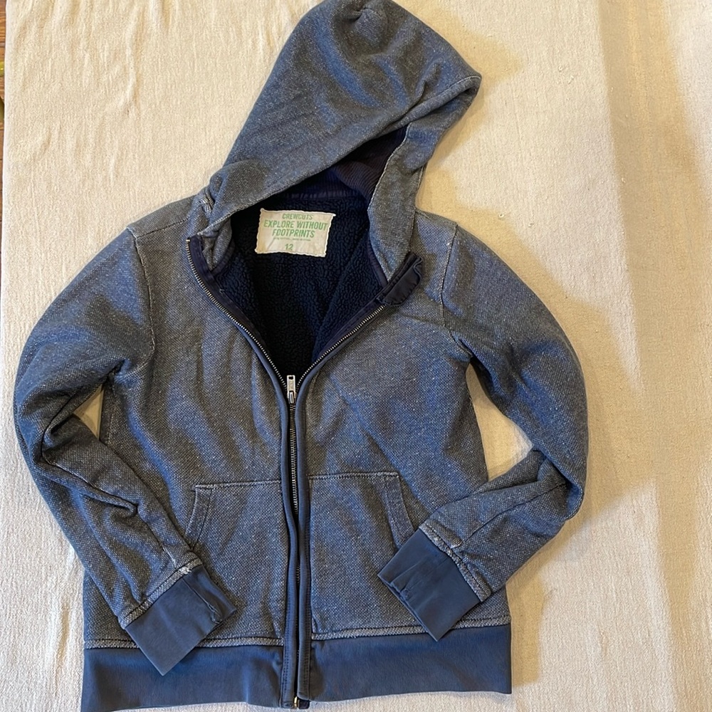 Crew Cuts Sherpa lined Hoodie